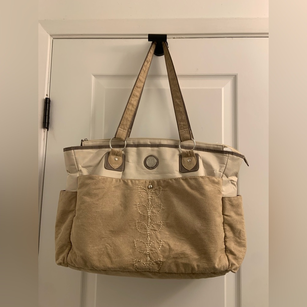 Carter's Beige and Off-White Women's Tote